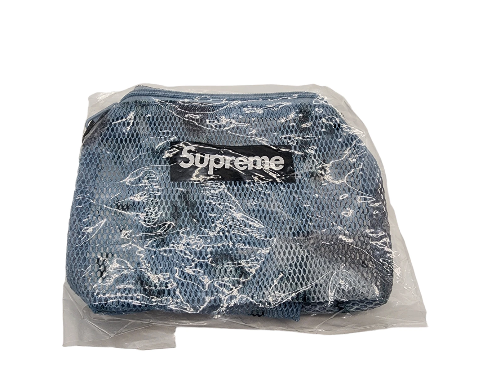 SS20 Supreme petit sac utilitaire Cordura maille bleu pépites de chocolat camouflage B23 NEUF