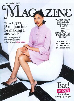 Times Magazine: Nara Smith, Marisa Abela, Rachel Johnson, Tim Spector, 5.10.24