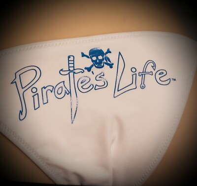 PIRATE'S LIFE Brand Bikini WHITE BOTTOMS 