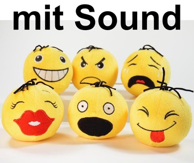 Emoji Smilie Emote Ball For Face Matching Sound Emoticon Liebe Kiss  Whatsapp | Ebay