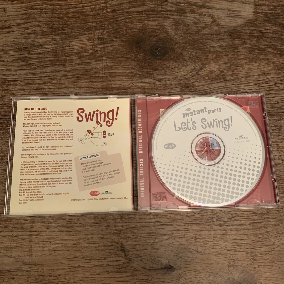 МГНОВЕННАЯ ВЕЧЕРИНКА ДАВАЙТЕ КАЧЕЛИ - НОСОРОГ - 2001 CD - LOUIS PRIMA, MEL TORME, L. JORDAN - Изображение 3 из 4