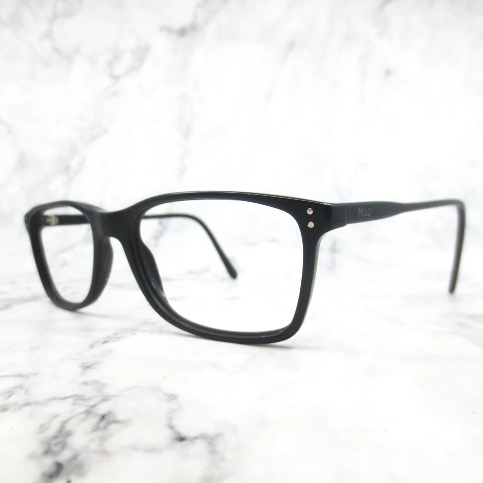 Ralph Lauren PH2155 5284 Eyeglasses Rectangular Black Full Rim Frames 54-18-145 - Image 3 of 4