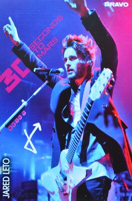 JARED LETO - Autogrammkarte 10x7cm - BRAVO Autogramm Trading Card Fan Sammlung