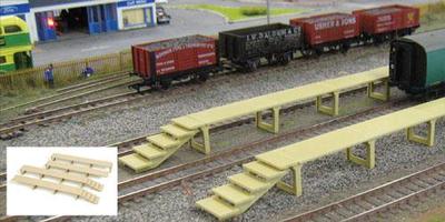 Gaugemaster - GM407 - Fordhampton 00 Anzeige Träger Plattformen Plastik Set -