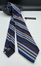 Nordstrom Men's Shop 100 Silk Tie  Multicolor  Striped Pattern