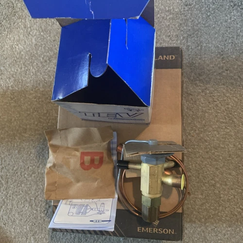 Sporlan EFJE-1/2-C 1/4 X 3/8” ODF TXV w/ 30" Capillary 1/2Ton 12/134/A/401 NIB