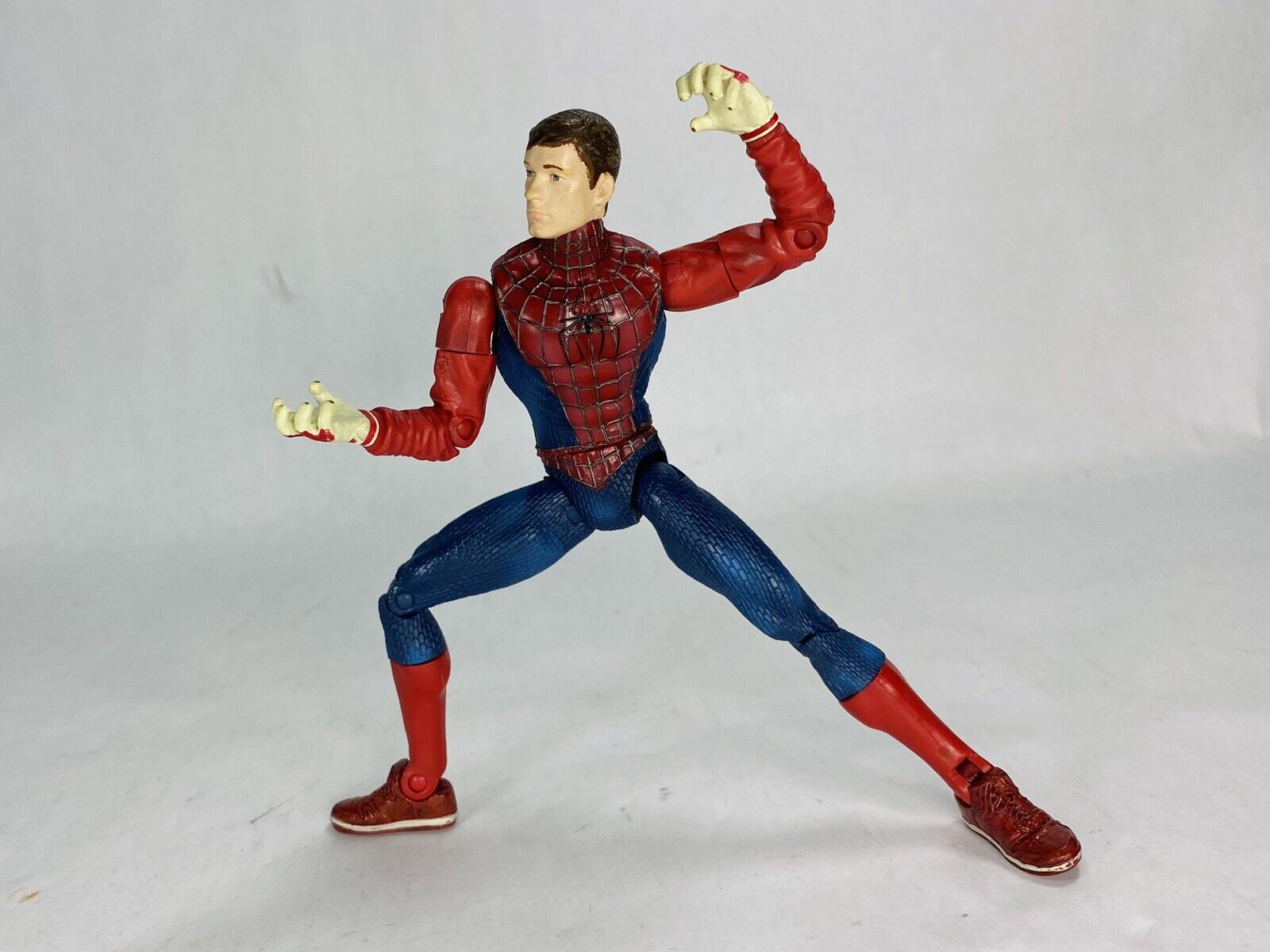 Incomplete 6” Spider-Man Wrestler Movie Action Figure Changeable Parts