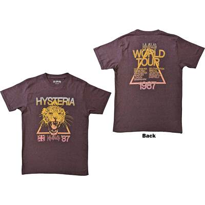 DEF LEPPARD - Hysteria World Tour T-Shirt OFFICIAL MERCHANDISE