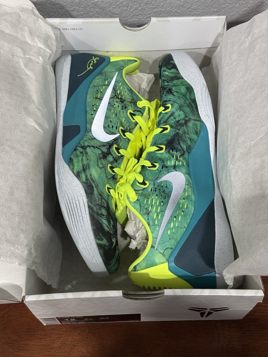 Nike Kobe Bryant IX 9 EM Easter Turbo Green/Metallic-Silver-Size