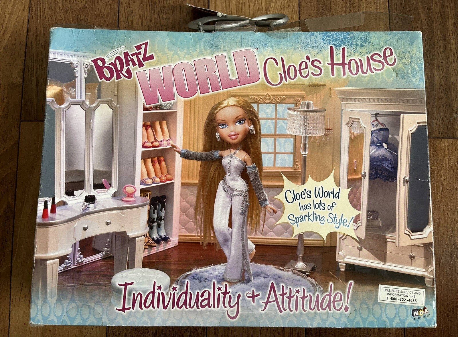 Bratz World Cloe’s House Furniture Playset Vintage Doll Figure NEW