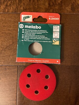 Original metabo sxe400 Sander Sponge Pad 80mm Made In Germany