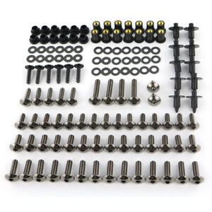 Stainless Steel Cowling Fairing Bolts Kit Fit For Kawasaki Z900 2017 2018 2019