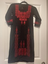 Thobe Abaya Palestinian Jordanian Embroidered Dress Little Girl