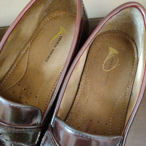 French Shriner Mens 10.5M Brown Leather Beltway Tassel Loafers Shoes.JJK - Picture 3 of 10