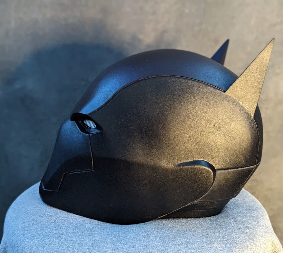 Batman Beyond Inspirado Negro Acolchado Cosplay Casco Completo Máscara Capucha Impreso en 3D Foto 4 de 4