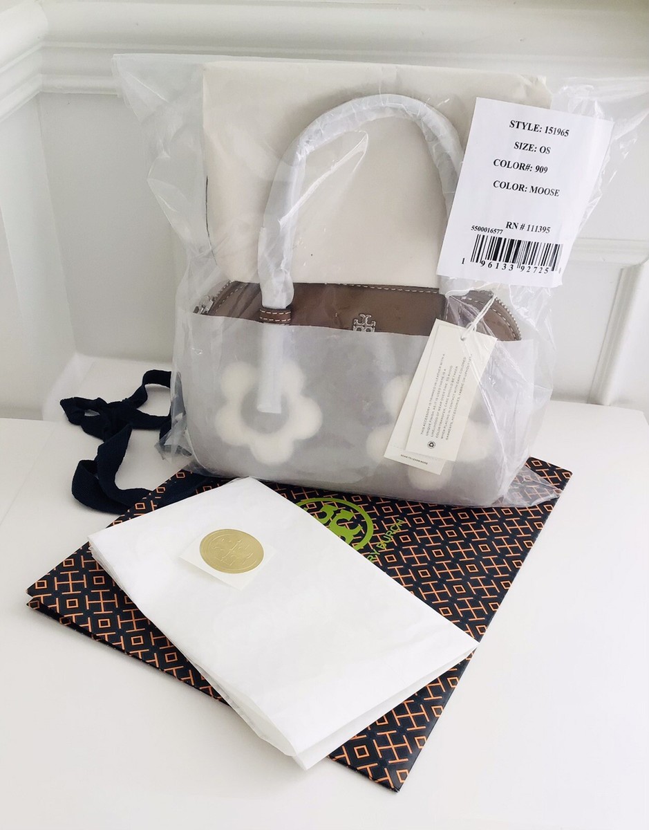 Tory Burch Emerson Dome Satchel Crossbody Bag Floral
