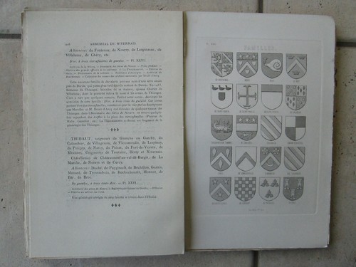 SOULTRAIT : ARMORIAL HISTORIQUE ET ARCHEOLOGIQUE DU NIVERNAIS, 1879. - Picture 21 of 24
