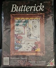 Butterick Heirloom Classics ~ FLOWER SHOP ~ Counted Cross Stitch Kit ~ #5282