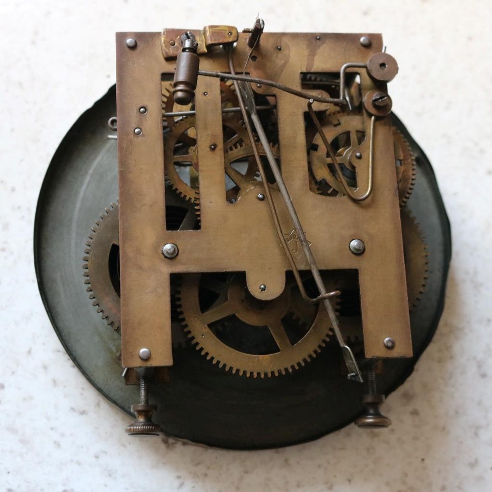 ANTIQUE VIENNA REGULATOR WALL CLOCK by JUNGHANS circa 1890 for parts or