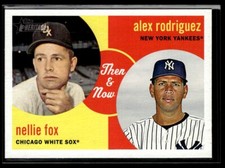 2008 Topps Heritage Then & Now High Nellie Fox Alex Rodriguez #2