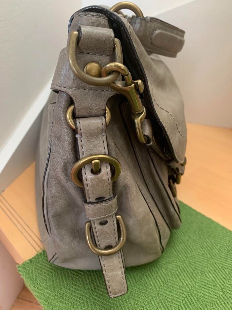 Vintage Coach Legacy Garcia Top Handle Shoulder Bag 12655 Gray