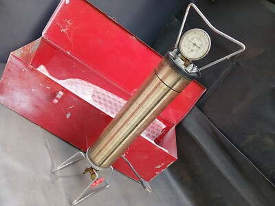 UNTESTED Robinair Dial a Charge Refrigerant Charging Cylinder + Case AS IS PARTS