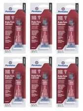 Permatex Set of 6 Silicone Ceramic Extreme Brake Parts Lubricant 0.5 fl oz Tube