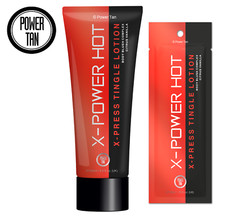 Power Tan X-Power Hot Kribbeln Br&auml;unung Sonnenbank Lotion Beschleuniger Tube oder Beutel