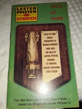 1967 Lester Pfister Hybrids Data Book Field of Fame New & Unused EC