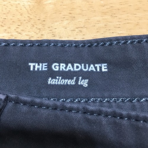 Adriano Goldschmied Hose Jeans Herren 36x34 Grau The Graduate Tailored Leg Chino - Bild 3 von 13