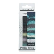 Extra-Soft Half Pastel 6 Stick Set 6 Count Pack of 1 Stormy Sky
