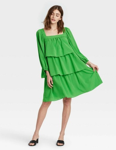 Women's Balloon Long Sleeve Dress - Who 