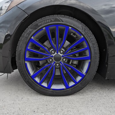 Chrome Delete Blackout Vinyl Overlay for 2018-23 Kia Stinger 18