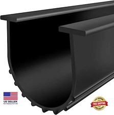 20 ft. Garage Door U-Bottom Weather Stripping Kit Rubber Seal Strip Replacement