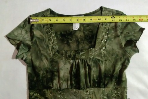 green black gray only 9 blouse polyester spandex square neck - Picture 5 of 10
