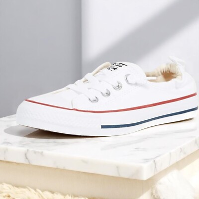Size 8.5 - Converse Chuck Taylor All Star Shoreline Ox White