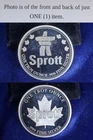 Sprott Canada 1 Troy Oz .999 Fine Silver Round 241718