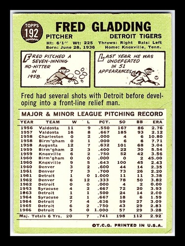 1967 Topps 1st-2nd Series #1-196 - You Pick - Volume Discounts - aaalvins - Picture 211 of 213