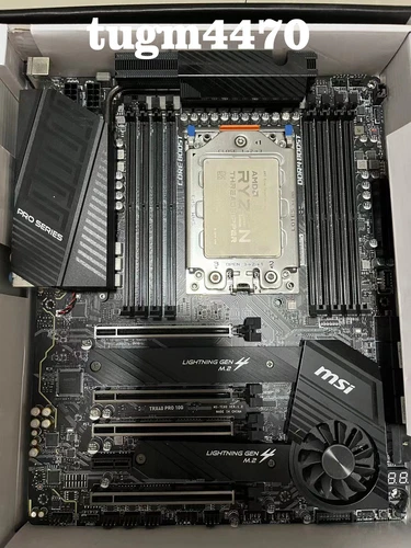 AMD Ryzen Threaddipper 3960x+MSI TRX40 PRO 10G motherboard combination