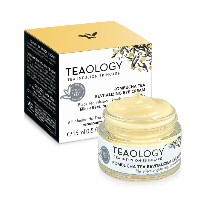 TEAOLOGY SKINCARE KOMBUCHA TEA CREMA OCCHI RIVITALIZZANTE FILLER 15ml TE' NERO