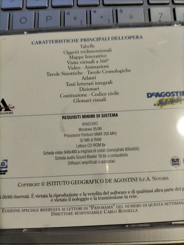 Omnia l’Enciclopedia Multimediale 2001 in cd rom Microsoft Windows vol.6 Panoram - Picture 4 of 8