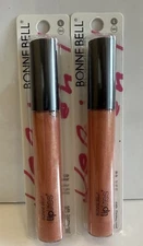 2 X NEW & CARDED Bonne Bell Liplites # 944 CARAMEL MACCHIATO  Lip Gloss RARE