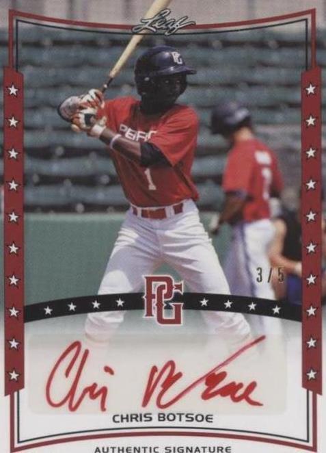 2014 Leaf Perfect Game Showcase - Chris Botsoe #A-CB2 - 1 of 1