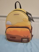 Mini Mochila Disney Loungfly Star Wars Lands Jakku Nueva con Etiquetas