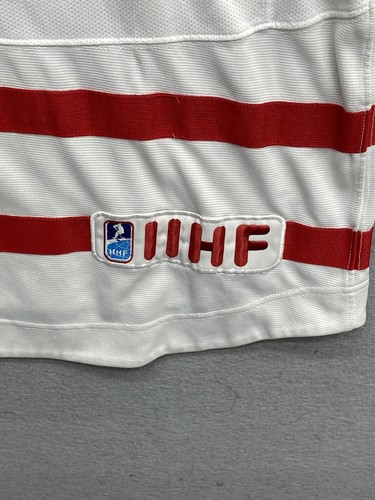 Y2K Nike Team Canada IIHF White Hockey Jersey Men's Size Medium M - Picture 13 of 13
