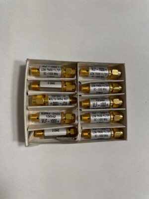 Lot of 10, MINI-CIRCUITS, VLF-1000+, Low Pass Filter, DC-1000 MHz, SMA - NEW