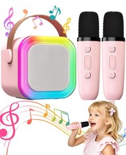 Kids Karaoke Machine for Microphone Toys Gifts for Teen Girls Age 6-8 for Kid...