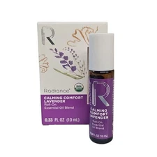 Radiance Organic Calming Comfort Lavender Essential Oil Blend - 0.33oz - Roll on