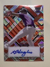 2022 Leaf Metal #BA-GH2 Gabriel Hughes Red Wave Autograph #/3