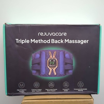 Rejuvacare Back Vibration Massager with Heat, Massage Triple Method